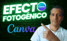 🔵↔🚞 Cómo aplicar el efecto FOTOGÉNICO en canva (como usar canva) | Juan Lima