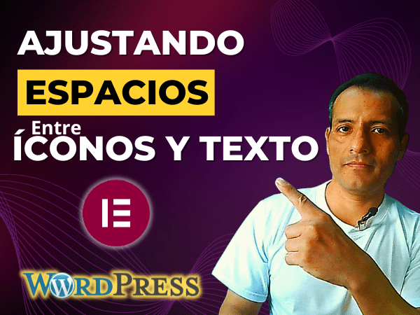 ✍️ Aprende a como ajustar 🔲 ESPACIOS entre un ícono y los textos de ELEMENTOR | Juan Lima